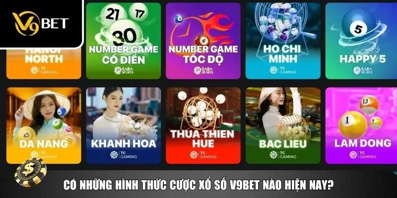 Những hình thức cược xổ số V9bet